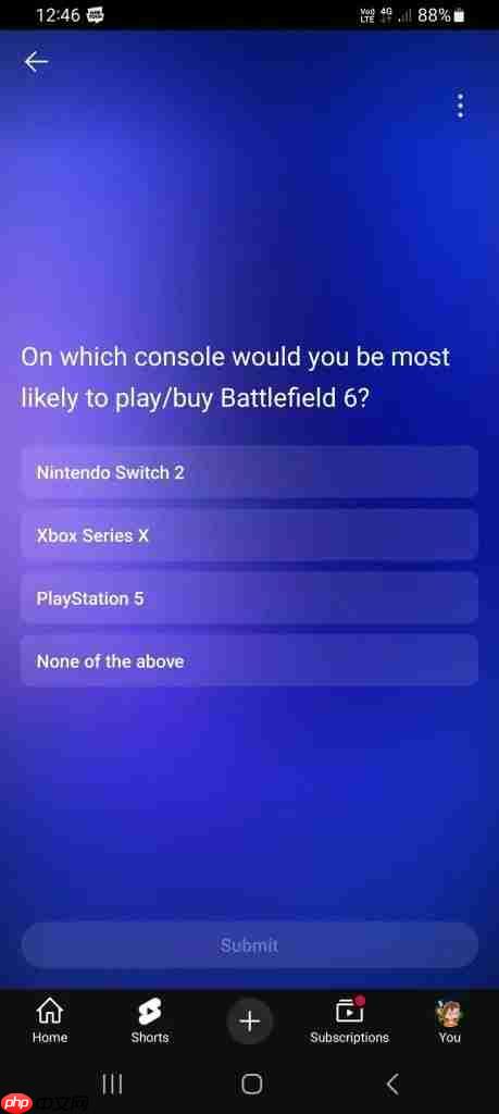 你会为switch2版《战地6》买单吗?调查问卷引热议