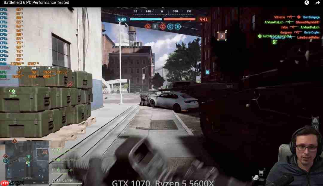 《战地6》优化贼好 将近10年的GTX 1070也能流畅2K玩
