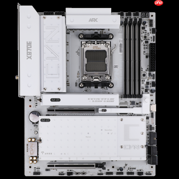 七彩虹上线首款X870E主板:带5个M.2的CVN X870E Ark Frozen