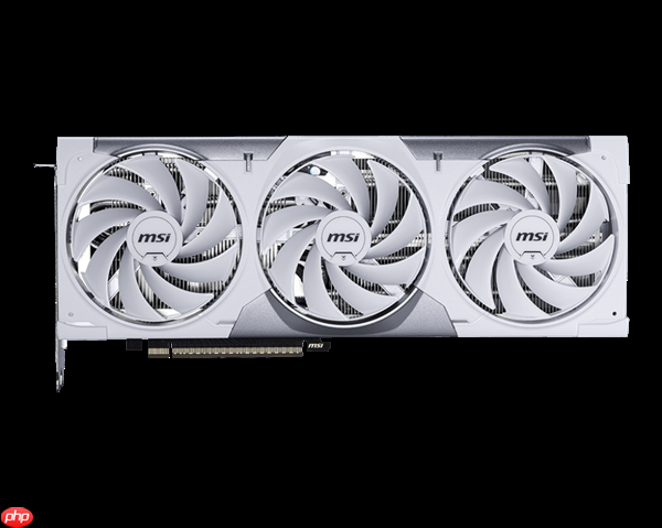 微星首款背插显卡发布:纯白、看不到一根线