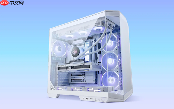 微星首款背插显卡发布:纯白、看不到一根线