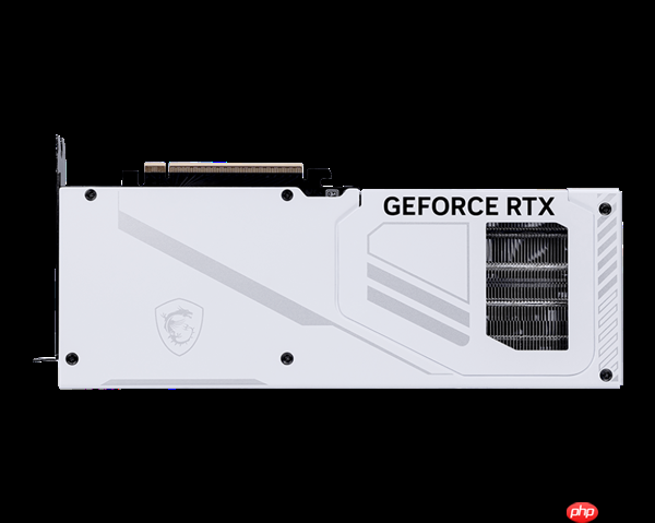 微星首款背插显卡发布:纯白、看不到一根线