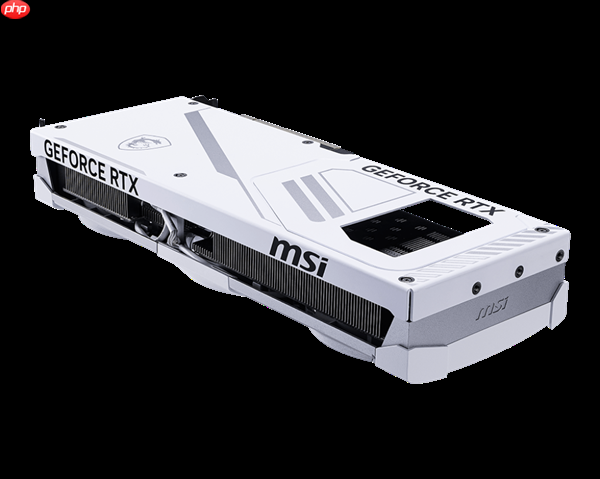 微星首款背插显卡发布:纯白、看不到一根线