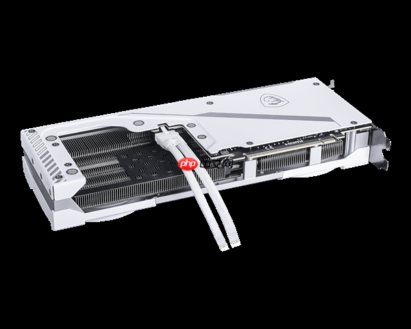 微星首款背插显卡发布:纯白、看不到一根线