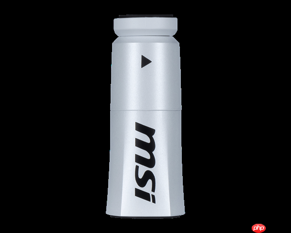 微星首款背插显卡发布:纯白、看不到一根线