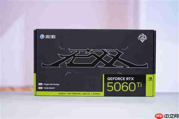 史上唯一单槽 2cm极致超薄!影驰RTX 5060 Ti无双MAX图赏