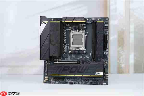 支持多种CPU调整外频!微星B850MPOWER主板图赏