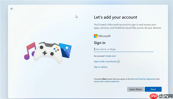新版Windows 11正式宣告OOBE离线安装死刑:强制绑定微软账号安装系统