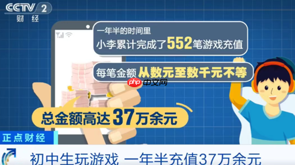 初中生巨额游戏充值背后的防沉迷挑战，腾讯支招应对之道