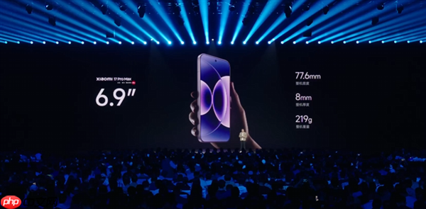 5999元起!小米17 Pro Max正式发布:首发秒享背屏 全面对标iPhone 17 Pro Max