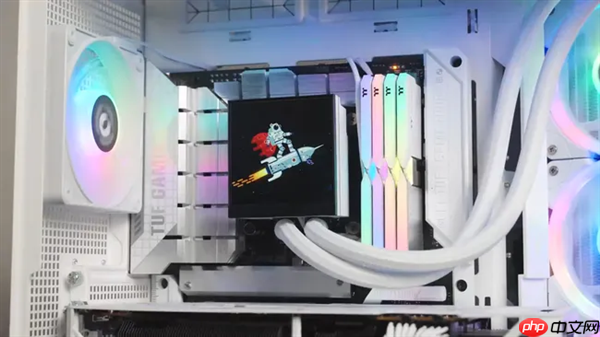 这也能用上AI!Tt为MagFloe Ultra水冷屏幕加入AI功能:实现自定义背景