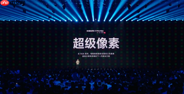 5999元起!小米17 Pro Max正式发布:首发秒享背屏 全面对标iPhone 17 Pro Max
