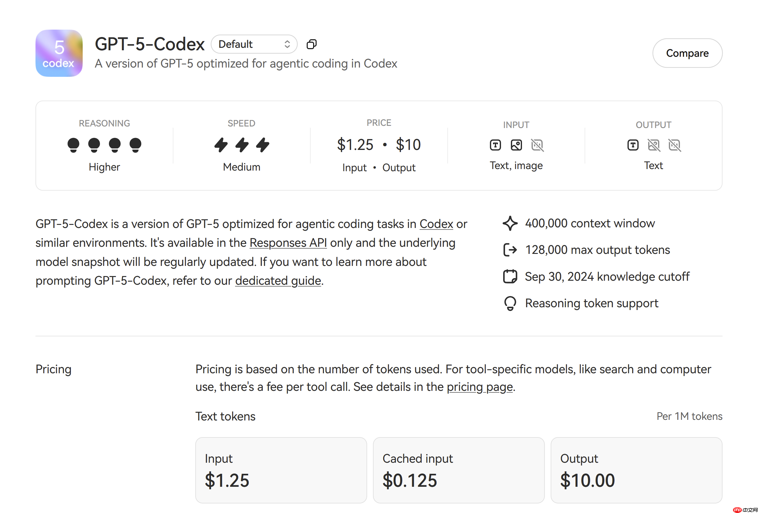 OpenAI 上线 GPT-5-Codex 模型 API