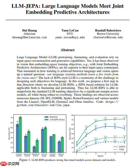 LeCun 新提案:用CV思路重塑语言模型,性能大幅提升!
