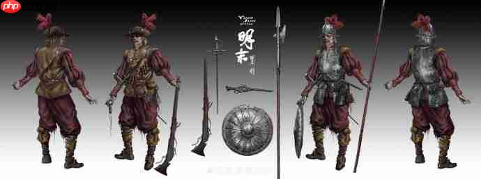 《明末:渊虚之羽》概念原画图公布!包含未登场角色