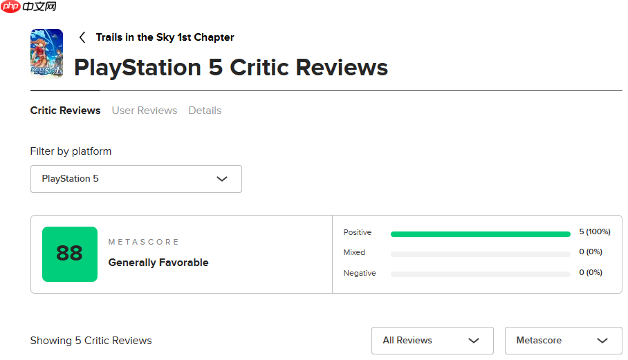 《空之轨迹 the 1st》MC开分88分：新老玩家均值得一试！