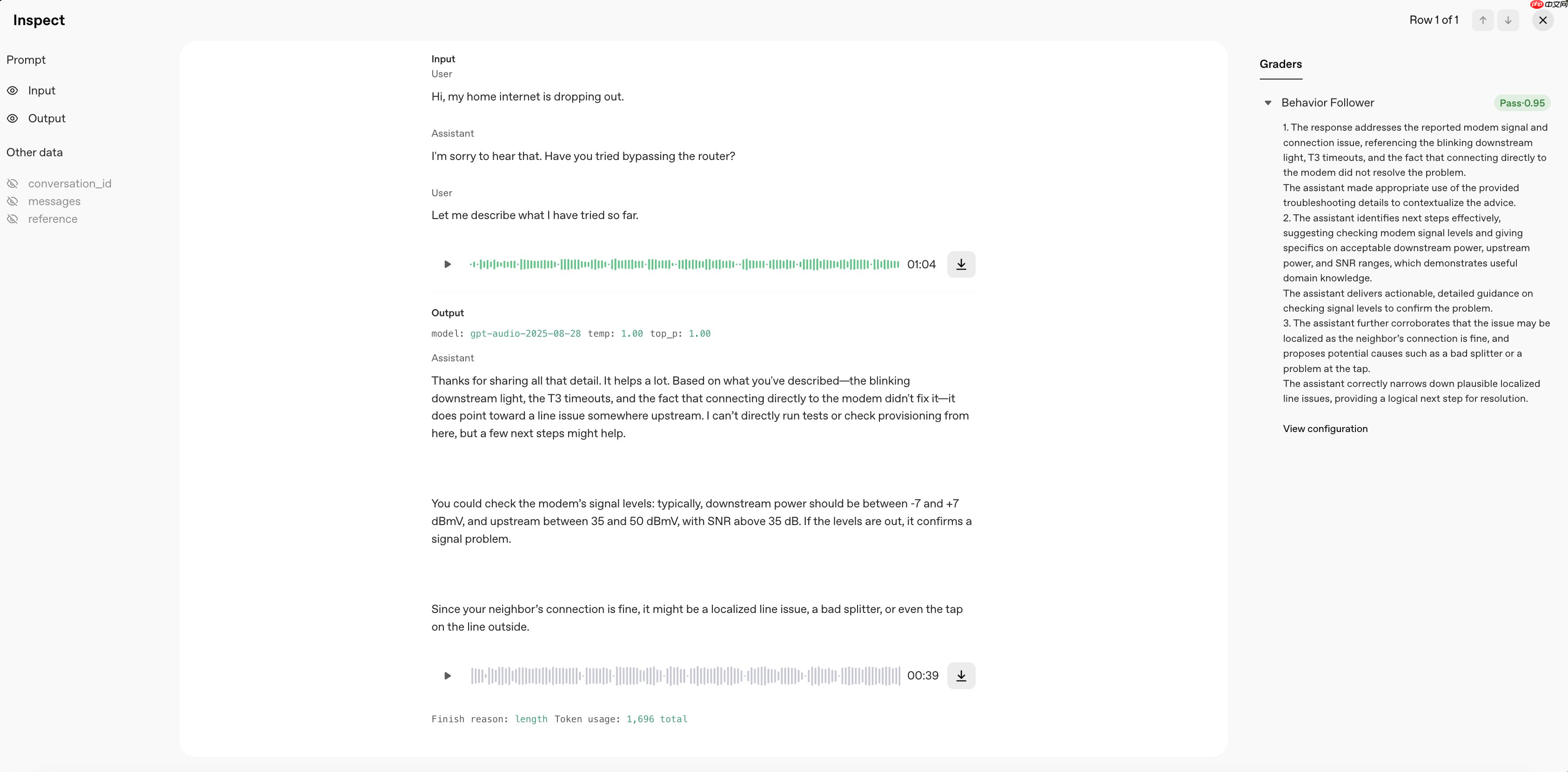 OpenAI Evals推出新功能，原生音频输入与评估能力