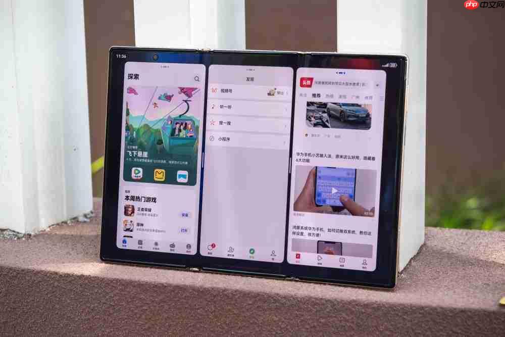 华为Mate XTs体验:降价2000元反而更强了,三折叠实用的开端?