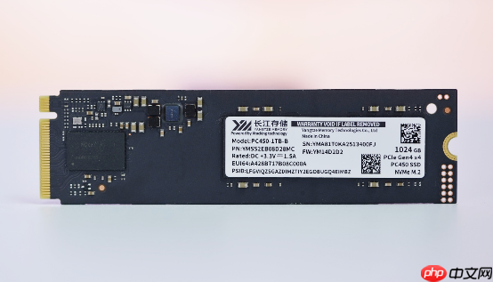新一代X4-9070闪存的雷霆之威!长江存储PC450 1TB SSD评测:性能全方位提升 不用散热片也能发挥最强性能
