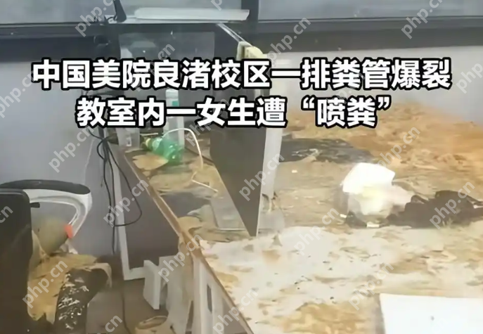 高校教室排粪管突然爆裂，学生崩溃大哭：成唯一臭宝了！ - php中文网