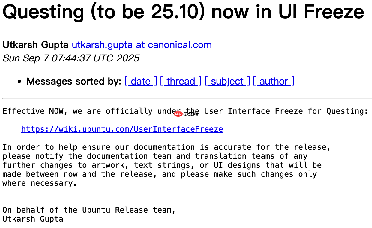 Ubuntu 25.10遭遇UI冻结问题