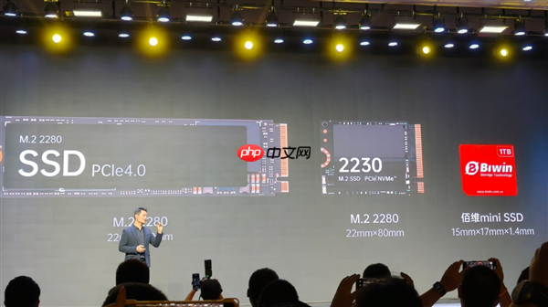 399元起 堪比指甲盖!佰维发布最小的国产mini SSD硬盘:只比TF卡大一点