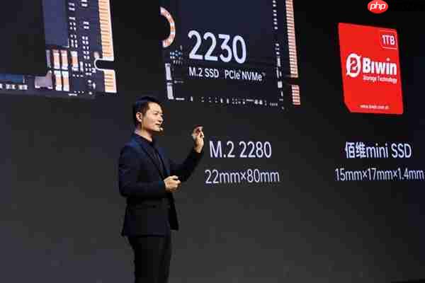 399元起 堪比指甲盖!佰维发布最小的国产mini SSD硬盘:只比TF卡大一点