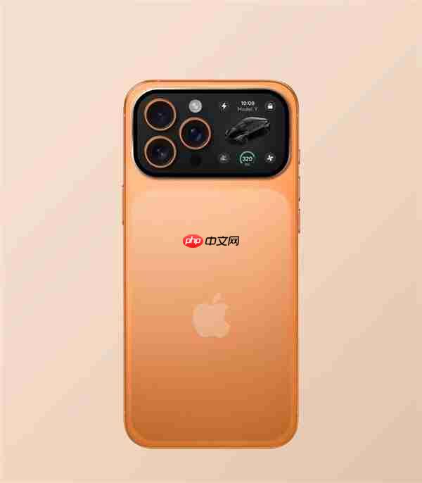 国外大神曝iPhone 17隐藏款：摄像头模组带副屏 或成苹果全新功能IP