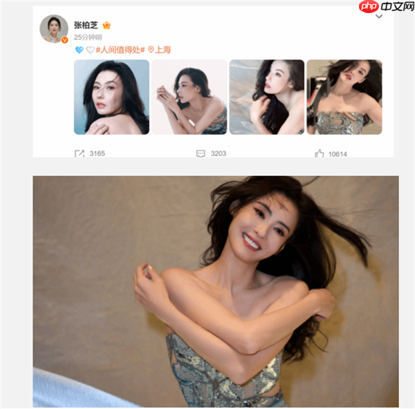 张柏芝现身活动惊艳全场，网友盛赞美如仙境，时光不老女神依旧闪耀