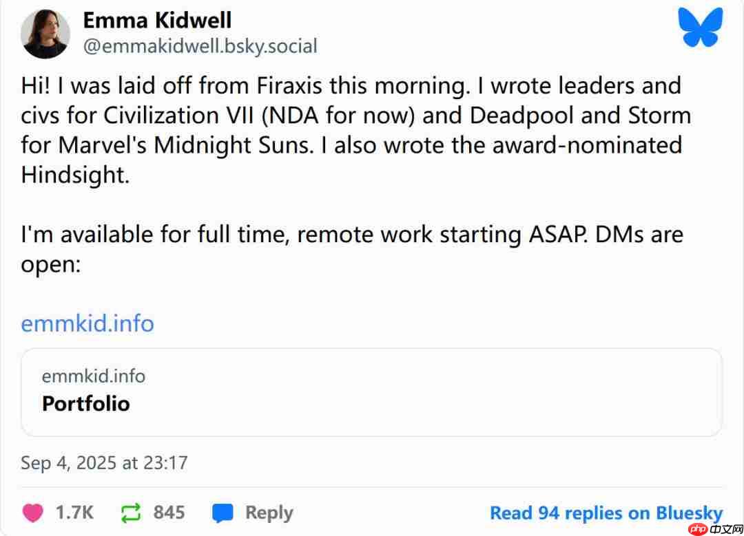 《文明7》反响不佳 开发商Firaxis Games被2K裁员