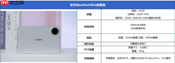 旗舰小平板!超强超Mini!华为MatePad Mini评测