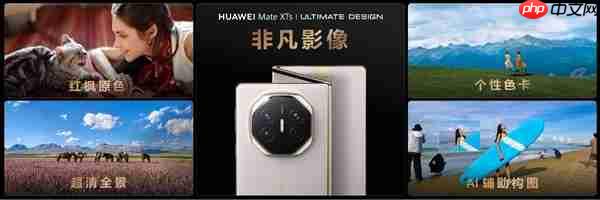 华为Mate XTs影像大提升：主摄、超广角、长焦全部升级RYYB传感器