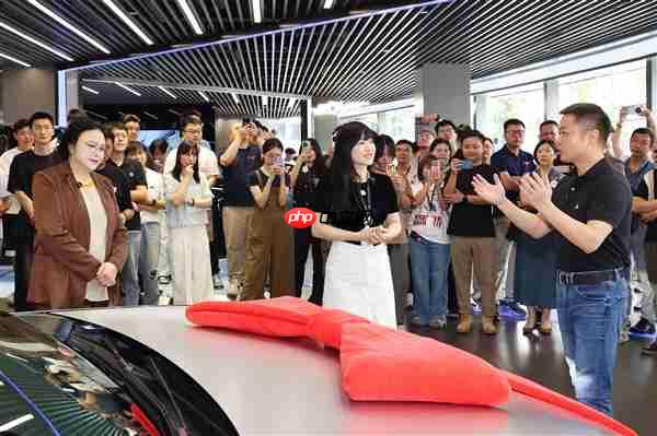 王凤英亲自交车!何小鹏喜提全新小鹏P7:没有鹏翼门的鹏翼版