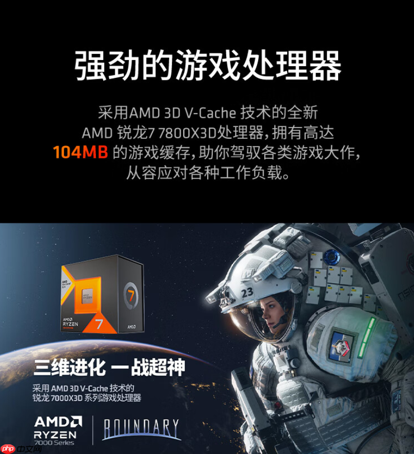 开学季宿舍攒机必备!AMD 锐龙7 7800X3D神U推荐