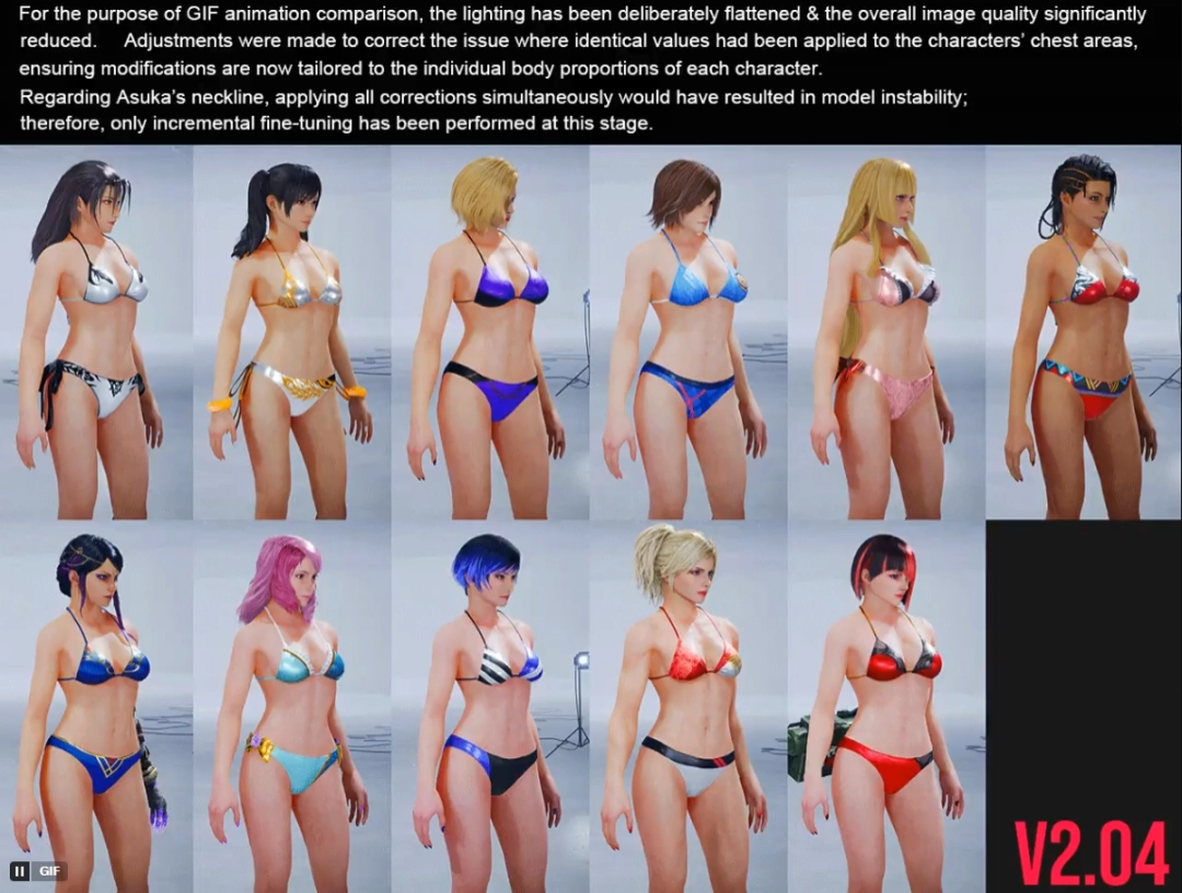 大雷回来了!《铁拳8》女角色身体部位重新调整!