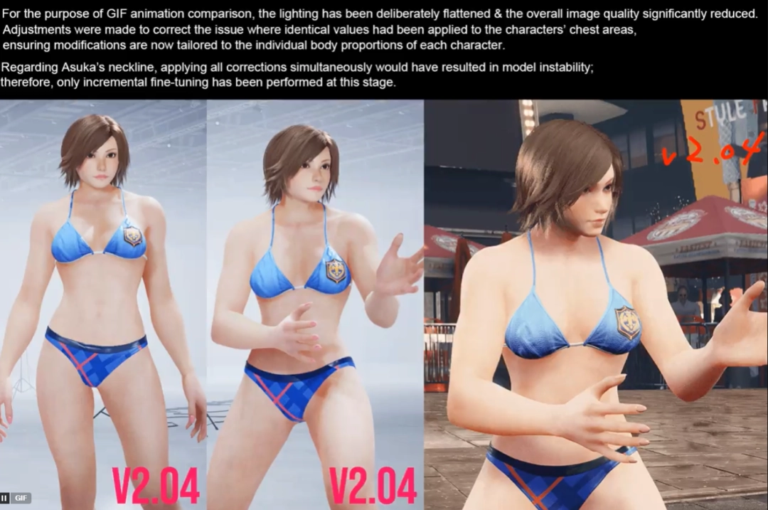 大雷回来了!《铁拳8》女角色身体部位重新调整!