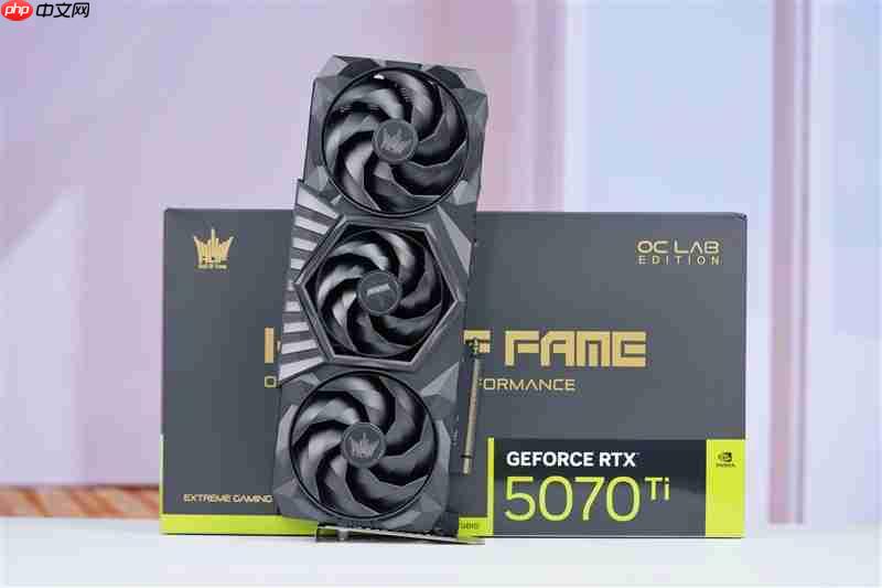 最强非公降临!影驰RTX 5070 Ti HOF OC LAB黑魂X显卡评测:供电、散热都是顶级