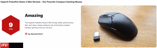 IGN 9分好评，新鼠标卓越性能与手感获盛赞