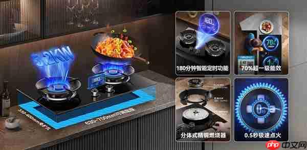 海信净魔方E套系烟灶:完美嵌入+顶侧三吸+变频强排 换新首选一步到位