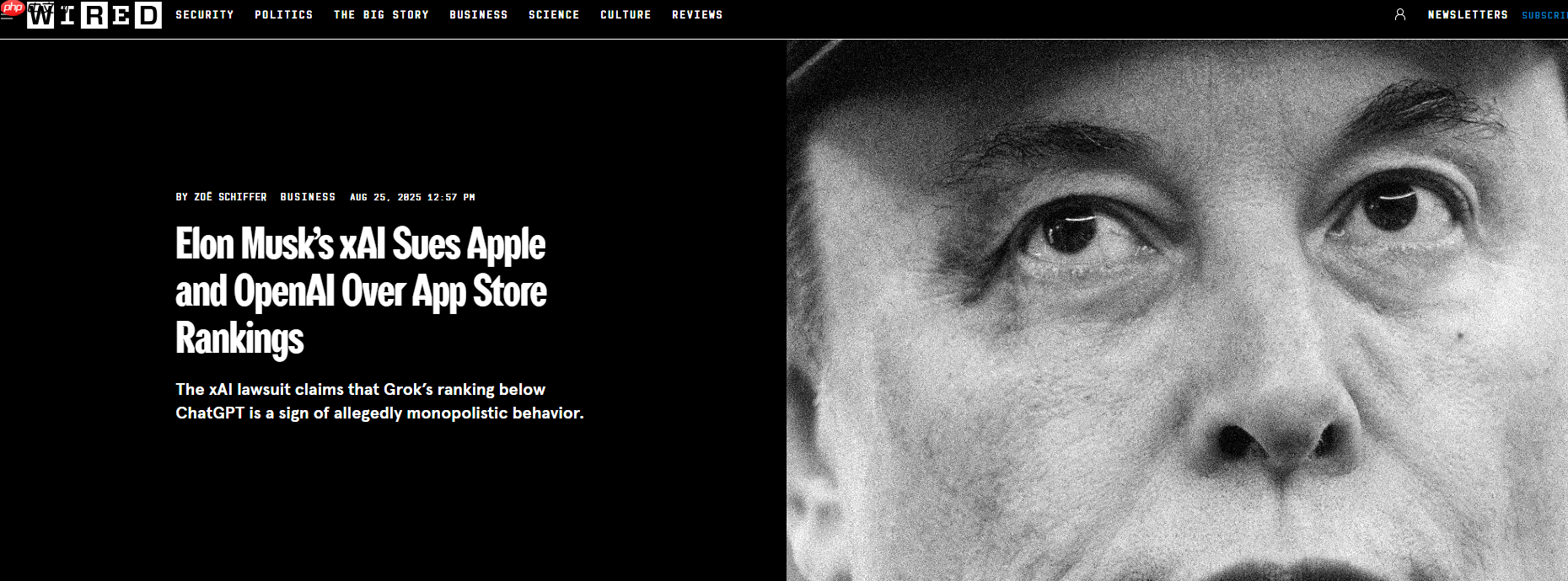 xAI起诉苹果和OpenAI，指控阻碍AI竞争发展