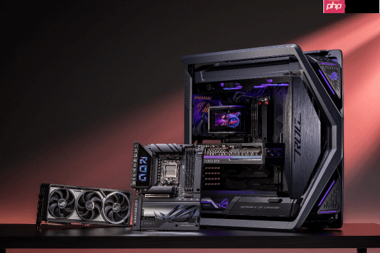 华硕ROG X870E HERO BTF背置主板震撼科隆游戏展