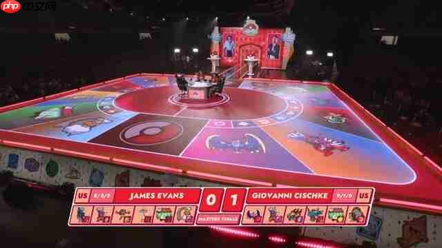 《宝可梦卡牌》世界大赛新演出引热赞 巨大地板直播精彩比赛