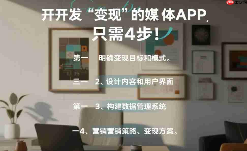 媒体APP轻松变现，四步实现策略！