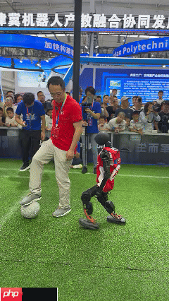 周鸿祎与机器人足球对决，网友戏称国足未来在机器人身上