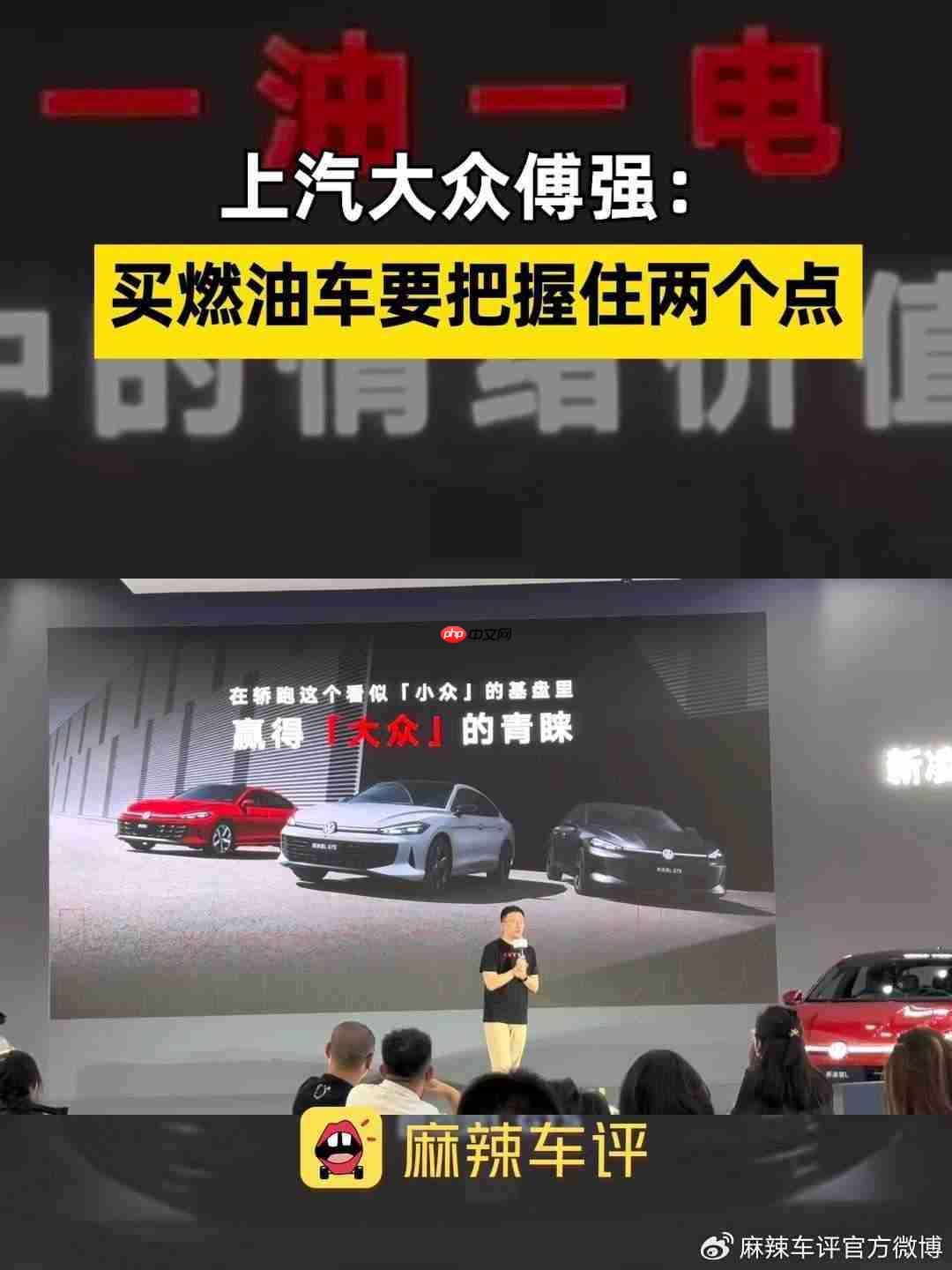 上汽大众傅强:未来燃油车声浪、换挡机械感会成为奢侈品