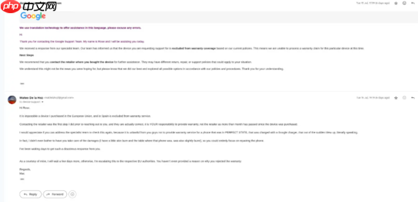 谷歌Pixel 9充电后发生起火 用户申请保修却被拒绝?