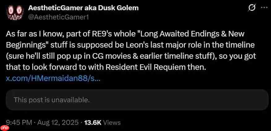 知情人士透露《生化危机9》之后 里昂将要退休了