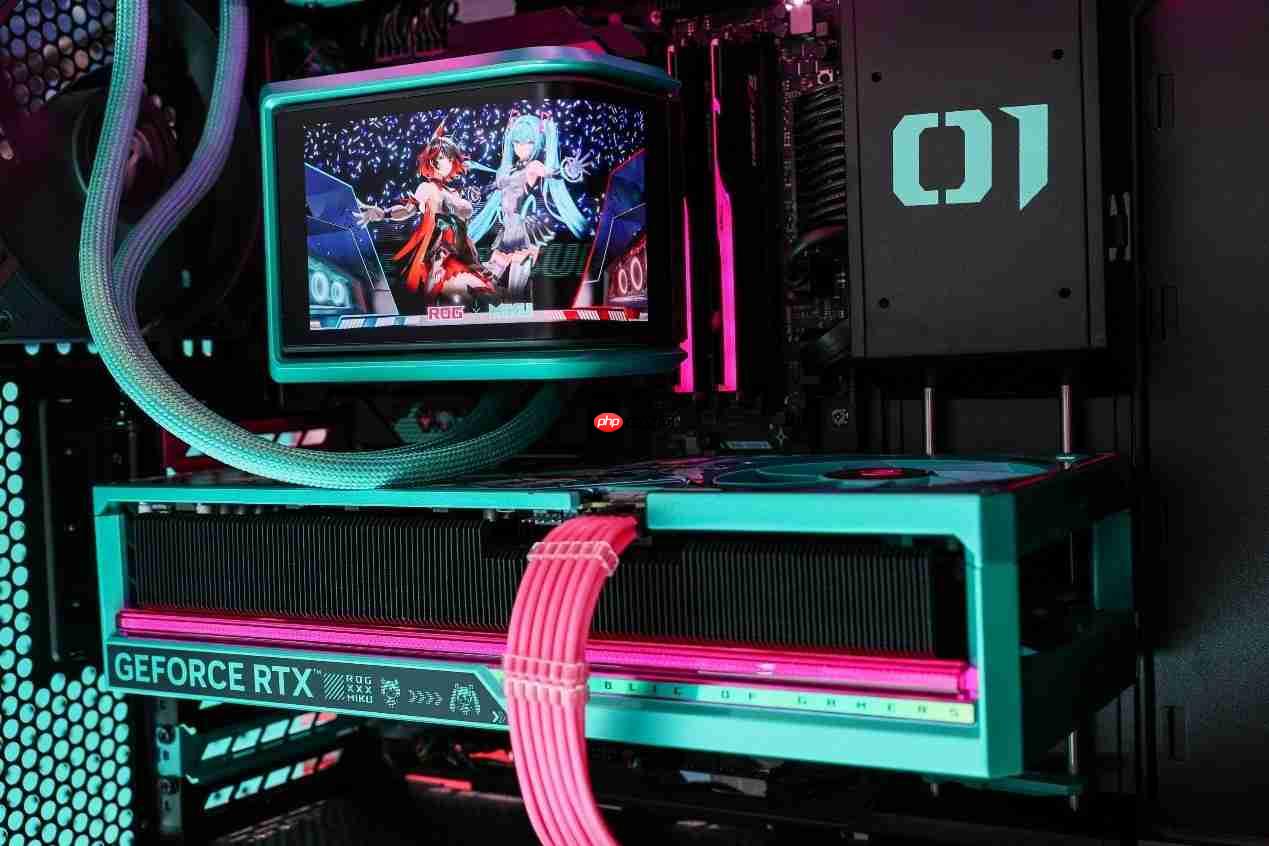 MIKU应援战力空前！ROG夜神RTX5080RO姬x初音未来版显卡