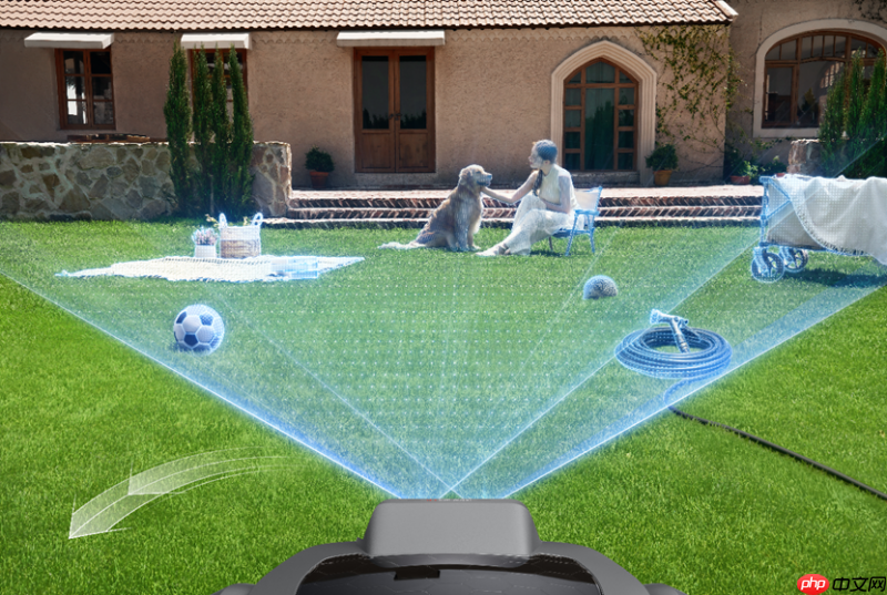 MOVAViAX系列以AI双目视觉技术革新庭院割草方式