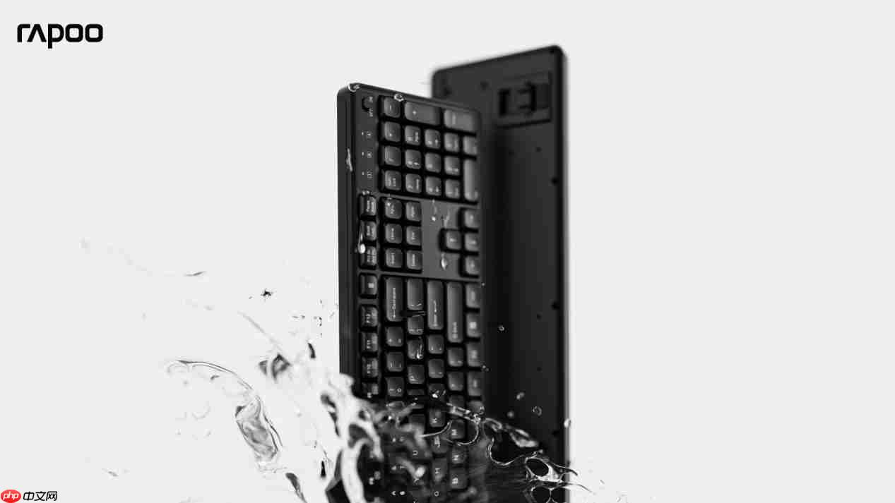 轻音型降噪设计2.4G无线传输雷柏X2800S光学键鼠套装上市